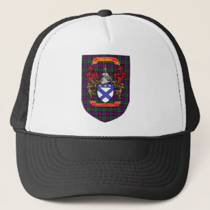 Kirkpatrick Kilpatrick Crest op Colquhoun Tartan Trucker Pet