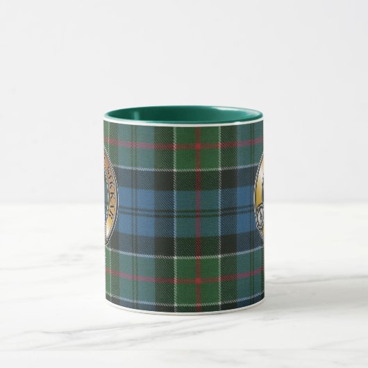 Kirkpatrick Tartan & Badge Mok (Midden)