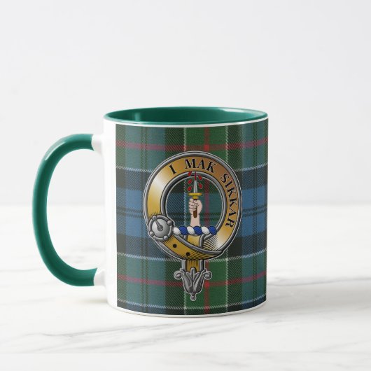 Kirkpatrick Tartan & Badge Mok (Links)