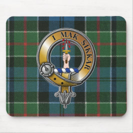Kirkpatrick Tartan & Badge Muismat