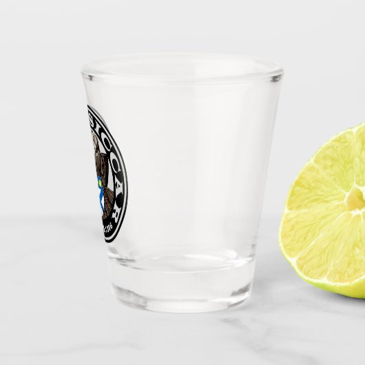 Kirkpatrick's 'Bloody Deed Shot Glass' Shot Glas (Rechts)