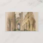 Kirkstall Abbey, de Nave en Choir uit 'The Mon' Visitekaartje (Achterkant)