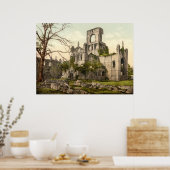 Kirkstall Abbey, Leeds, Yorkshire, Engeland Poster (Keuken)