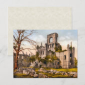  Kirkstall Abbey Yorkshire Engeland Briefkaart (Voorkant / Achterkant)