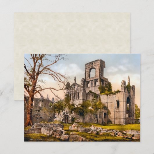  Kirkstall Abbey Yorkshire Engeland Briefkaart (Voorkant / Achterkant)