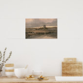 Kirkstall Abbey, Yorkshire - Evening Poster (Keuken)