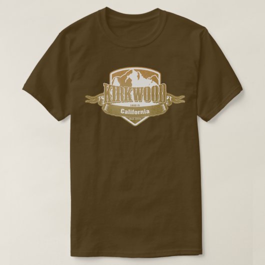 Kirkwood California Ski Resort 1 T-shirt (Design voorkant)
