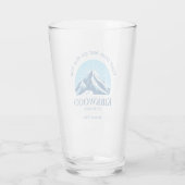 Kirkwood California skigebied drink bier Glas (Achterkant)