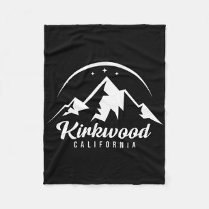 Kirkwood California Skigebied Snowboarden Fleece Deken