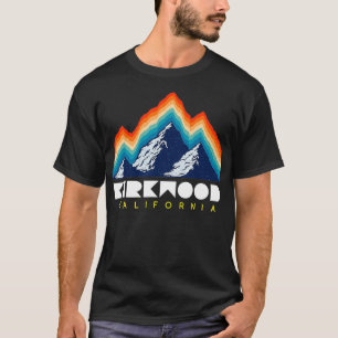 Kirkwood California USA Skigebied jaren 80 Retro 4 T-shirt