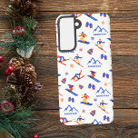 Kirkwood Mountain California Ski Snowboard patroon Samsung Galaxy Hoesje<br><div class="desc">Een grappig winterskipatroon voor het skigebied Kirkwood Mountain in Californië,  USA. North America. Perfect cadeau-idee voor wintersportliefhebbers: ski,  snowboard,  freestyle,  skisprong,  langlaufen.</div>