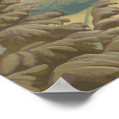 Kirkwood Ski Resort Reisposter Poster (Hoek)