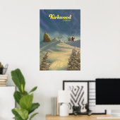 Kirkwood Ski Resort Reisposter Poster (Thuiskantoor)