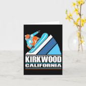 Kirkwood - snowboarder kaart (Gele Bloem)