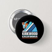 Kirkwood - snowboarder ronde button 5,7 cm (Voorkant /achterkant)