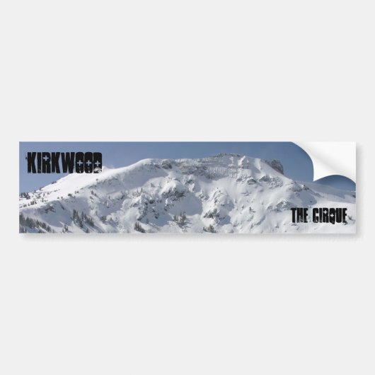 Kirkwood, The Cirque Bumpersticker (Voorkant)