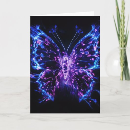 Kirlian Butterfly: Lichtgevende aura Aankondiging (Voorkant)