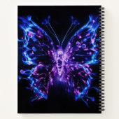 Kirlian Butterfly: Lichtgevende aura Notitieboek (Achterkant)