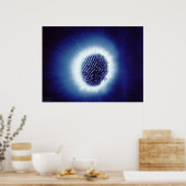 Kirlian Foto van Finger Tip Poster (Keuken)