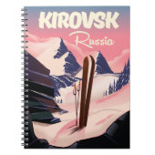 Kirovsk Rusland ski reisposter Notitieboek (Voorkant)