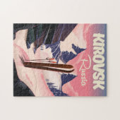 Kirovsk Russia skiposter Legpuzzel (Horizontaal)