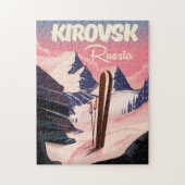 Kirovsk Russia skiposter Legpuzzel (Verticaal)