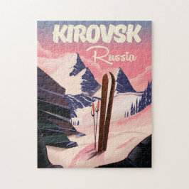 Kirovsk Russia skiposter Legpuzzel