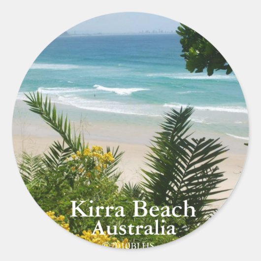 Kirra Beach Sticker #2 (Voorkant)