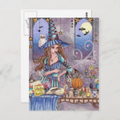 Kirra - Witch, Cat and Owl Briefkaart (Voorkant / Achterkant)