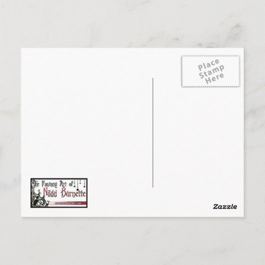 Kirra - Witch, Cat and Owl Briefkaart (Achterkant)