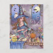 Kirra - Witch, Cat and Owl Briefkaart (Voorkant)