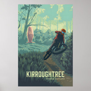Kirroughtree Mountainbike Reisposter Poster