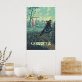 Kirroughtree Mountainbike Reisposter Poster (Keuken)