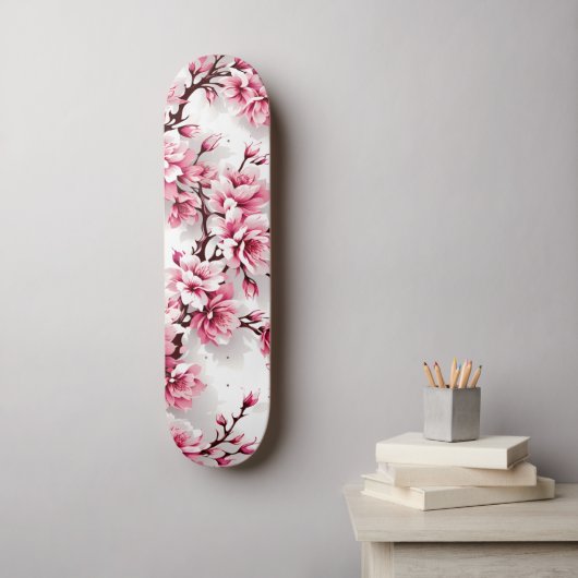 Kirschblüten Persoonlijk Skateboard (Muurkunst)