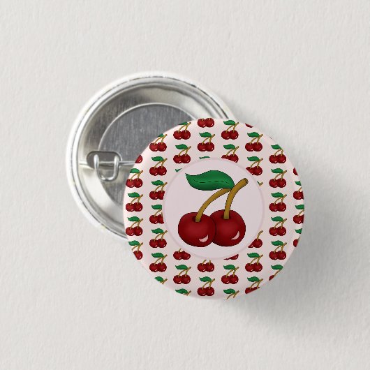Kirschen Ronde Button 3,2 Cm (Voorkant /achterkant)