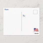 Kirsten Gillibrand citaat uit het Democratische de Briefkaart (Achterkant)