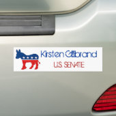 Kirsten Gillibrand voor de Amerikaanse SenaatsBump Bumpersticker (Op auto)