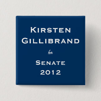 Kirsten Gillibrand voor senaat Vierkante Button 5,1 Cm