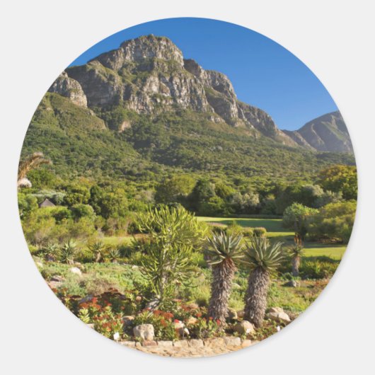 Kirstenbosch Botanic Gardens, Cape Town Ronde Sticker (Voorkant)