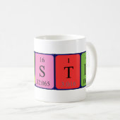 Kirstin periodieke tabelnaam mok (Voorkant rechts)