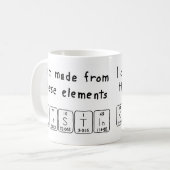 Kirstin periodieke tabelnaam mok (Voorkant links)