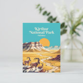 Kirthar National Park Pakistan Briefkaart (Staand voorkant)