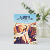 Kirthar National Park Pakistan Briefkaart (Staand voorkant)