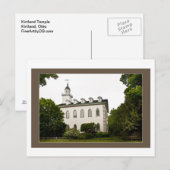 Kirtland Temple Briefkaart (Voorkant / Achterkant)