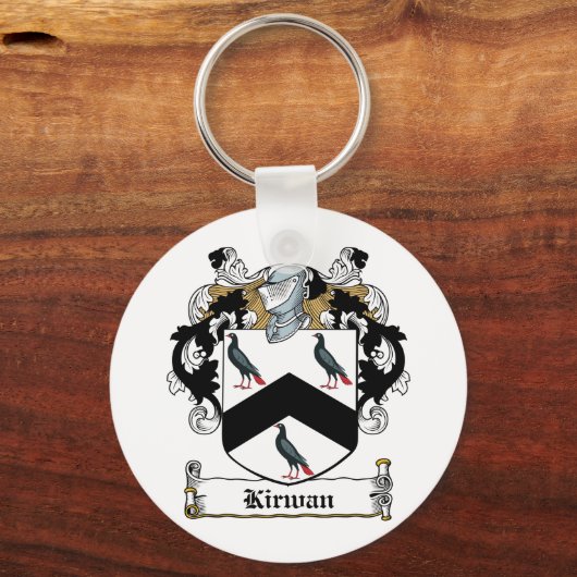 Kirwan Family Crest Sleutelhanger (Voorkant)