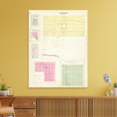 Kirwin, New Hope, Big Bend, Crowe, Kansas Canvas Afdruk (Insitu (Woonkamer))