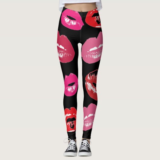 Kis My ... Zwarte Leggings (Voorkant)