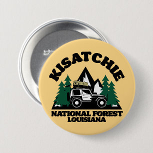 Kisatchie National Forest Louisiana Ronde Button 7,6 Cm
