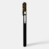 Kisbewijs met Gold Confetti en blauwe lips Case-Mate iPhone Case (Achterkant / Links)