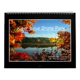 Kiser Lake 2017 Maandelijkse kalender van Tom Minu